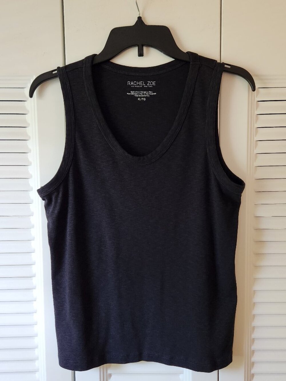 Rachel Zoe Black Tank Top Women's XL